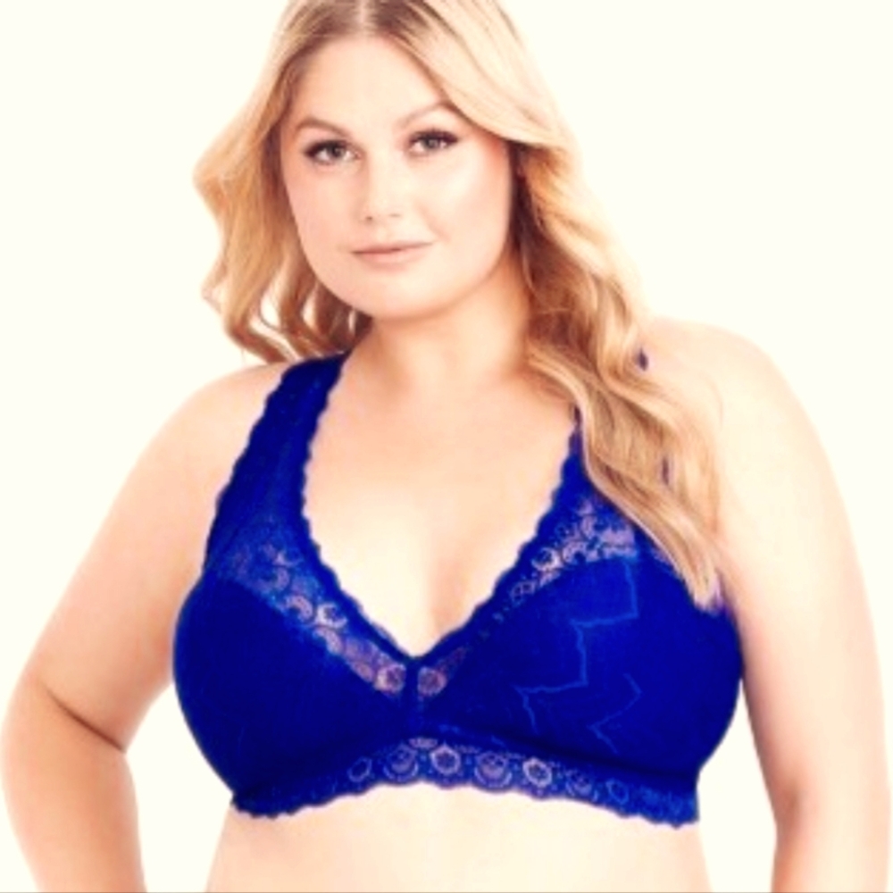 Hipsand Curves No Wire Lace Bra 42D